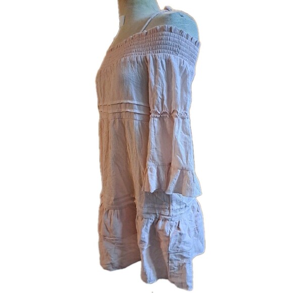 Romeo & Juliet Couture Beach Tunic Dress Womens S Off Shoulder Bell Sleeves Boho - Picture 8 of 10